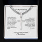 Cuban chain with engraved cross necklace — Christian gift | The Faith World