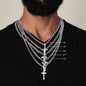 Personalized Cuban link chain with engraved cross — Christian gift for Dad | The Faith World