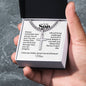 Cuban chain with engraved cross — Christian gift for son | The Faith World
