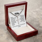 Cuban chain with engraved cross — Christian gift for son | The Faith World