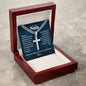 Engraved cross with Cuban chain — personalized Christian gift | The Faith World