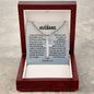 Cuban chain with engraved cross necklace — Christian gift | The Faith World