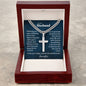 Cuban link chain with engraved cross — Christian gift for husband | The Faith World