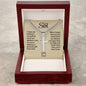 Cuban chain with engraved cross necklace — Christian gift | The Faith World