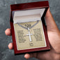 Cuban chain with engraved cross necklace — Christian gift | The Faith World