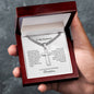 Cuban chain with engraved cross necklace — Christian gift | The Faith World