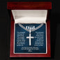 Cuban link chain with engraved cross — Christian gift for dad | The Faith World