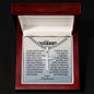 Cuban chain with engraved cross necklace — Christian gift | The Faith World