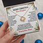 Love Knot Necklace for Daughter – Christmas Gift from Mom or Dad