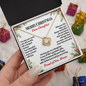 Love Knot Necklace for Daughter – Christmas Gift from Mom or Dad