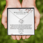 To My Mom Love Knot Necklace | On My Wedding Day | Personalized Gift from Daughter