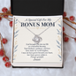 Bonus Mom Blessing Love Knot Necklace – Faith Gift from Bonus Son or Daughter