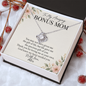 Bonus Mom Necklace – Love Knot Pendant, Personalized Stepmom Gift