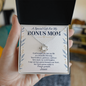 Bonus Mom Blessing Love Knot Necklace – Faith Gift from Bonus Son or Daughter