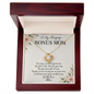 Bonus Mom Necklace – Love Knot Pendant, Personalized Stepmom Gift