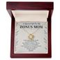 Bonus Mom Blessing Love Knot Necklace – Faith Gift from Bonus Son or Daughter