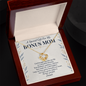Bonus Mom Blessing Love Knot Necklace – Faith Gift from Bonus Son or Daughter
