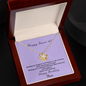Love knot necklace in gold and silver — sweet 16 birthday gift for daughter | Nordenzi