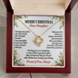 Love Knot Necklace for Daughter – Christmas Gift from Mom or Dad