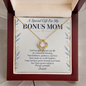 Bonus Mom Blessing Love Knot Necklace – Faith Gift from Bonus Son or Daughter