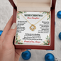 Love Knot Necklace for Daughter – Christmas Gift from Mom or Dad