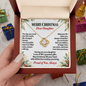 Love Knot Necklace for Daughter – Christmas Gift from Mom or Dad
