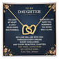 Interlocking Hearts Necklace – Heart Shaped Gift for Daughter