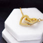Interlocking hearts necklace — personalized Christian gift | The Faith World
