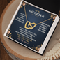 Interlocking Hearts Necklace – Heart Shaped Gift for Daughter