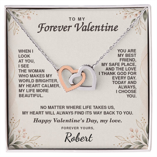 Forever Valentine Necklace – Valentine's Day Gift for Her