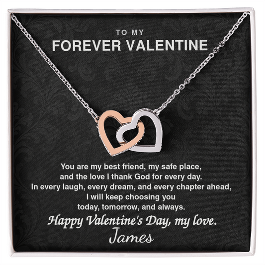 Valentine's Day Gift for Her – Today, Tomorrow & Always Necklace