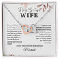 Interlocking hearts necklace — personalized Christian gift | The Faith World