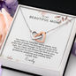To My Mom Interlocking Hearts Necklace | Personalized  Gift from Daughter or Son