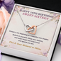 Sweet Sixteen Necklace for Girls – Interlocking Hearts Birthday Gift