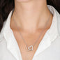 Interlocking hearts necklace — personalized Christian gift | The Faith World