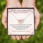 Sweet Sixteen Necklace for Girls – Interlocking Hearts Birthday Gift