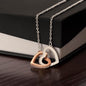 Interlocking Hearts Necklace – Heart Shaped Gift for Daughter
