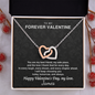 Valentine's Day Gift for Her – Today, Tomorrow & Always Necklace