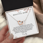 To My Mom Interlocking Hearts Necklace | Personalized  Gift from Daughter or Son