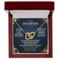Interlocking Hearts Necklace – Heart Shaped Gift for Daughter