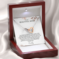 To My Mom Interlocking Hearts Necklace | Personalized  Gift from Daughter or Son