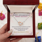 Sweet Sixteen Necklace for Girls – Interlocking Hearts Birthday Gift