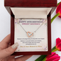Sweet Sixteen Necklace for Girls – Interlocking Hearts Birthday Gift