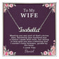 Cursive name necklace — personalized Christian gift for wife | The Faith World