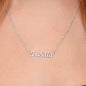 Cursive name necklace — personalized Christian gift for wife | The Faith World