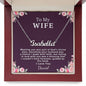 Cursive name necklace — personalized Christian gift for wife | The Faith World