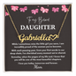 Personalized daughter heart necklace gold finish — meaningful faith jewelry gift | The Faith World
