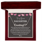 Daughter heart necklace gift box — personalized sentimental jewelry from dad | The Faith World