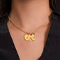 Mommy To Be baby feet necklace with birthstone — Christian gift | The Faith World