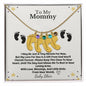 Mommy To Be baby feet necklace with birthstone — Christian gift | The Faith World